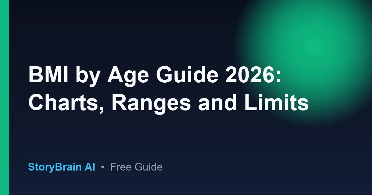 BMI by Age Guide 2026: Charts, Ranges and Limits — illustrated guide cover