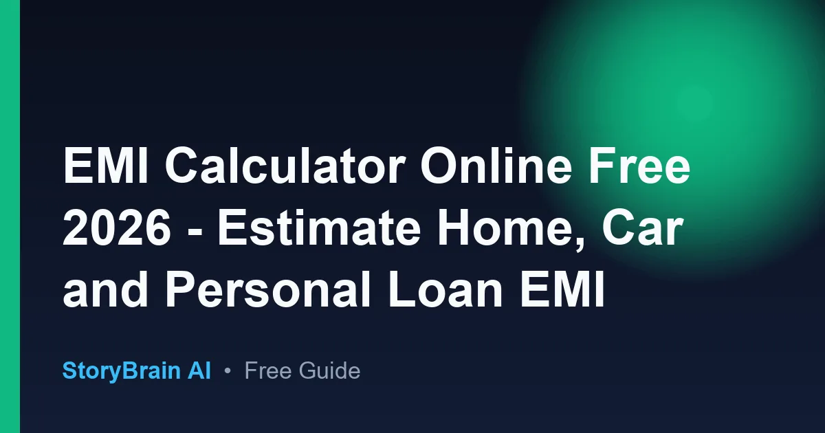 Guía Calculadora EMI - Cómo Calcular tu Cuota — illustrated guide cover