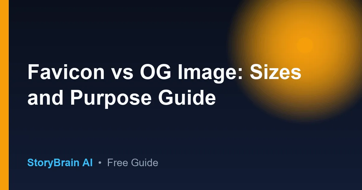 Guide favicon vs og image difference en francais - Apprendre — illustrated guide cover