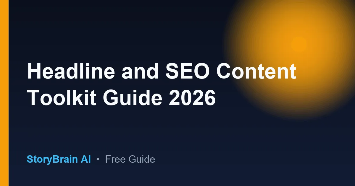 Headline Seo Content Toolkit – Guide auf Deutsch — illustrated guide cover