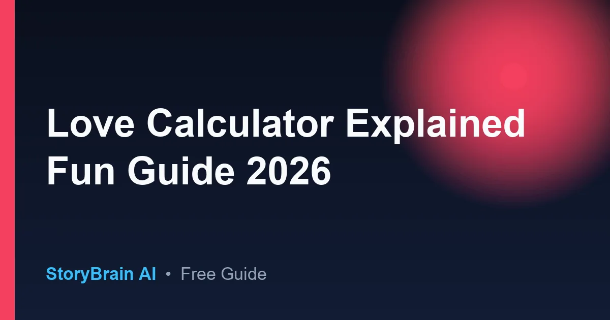 Love Calculator Explained Fun Guide 2026 — illustrated guide cover