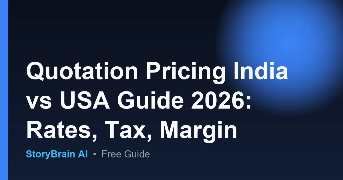 Guide quotation pricing india vs usa en francais - Apprendre — illustrated guide cover
