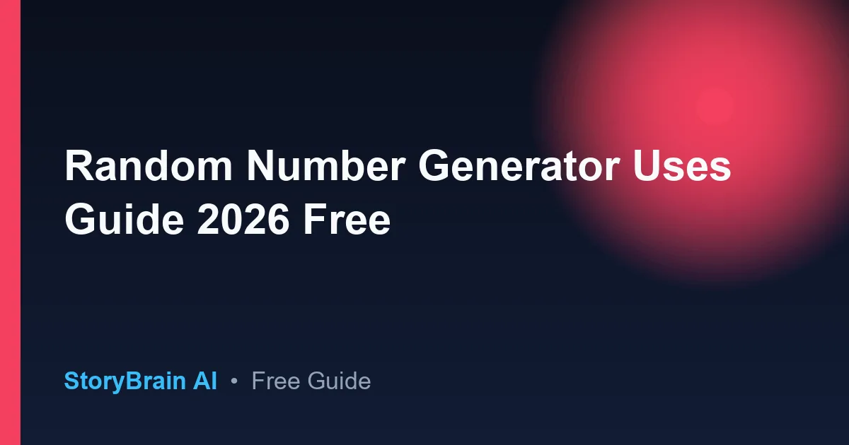 Random Number Generator Uses – Guide auf Deutsch — illustrated guide cover