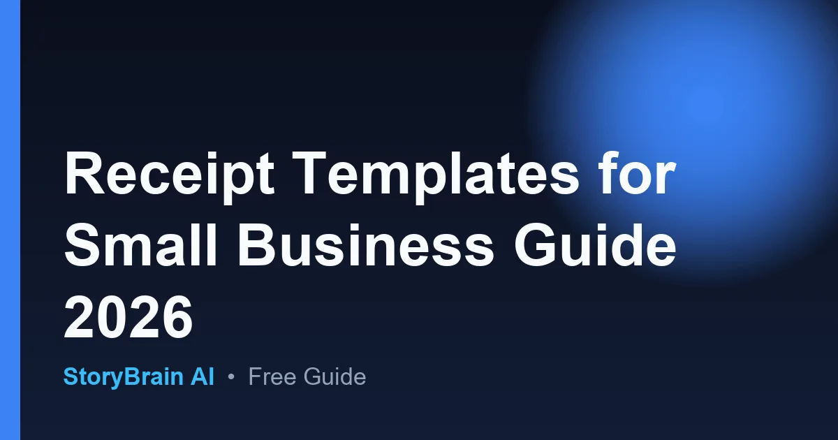 Guia receipt templates small business en espanol - Aprende facil — illustrated guide cover
