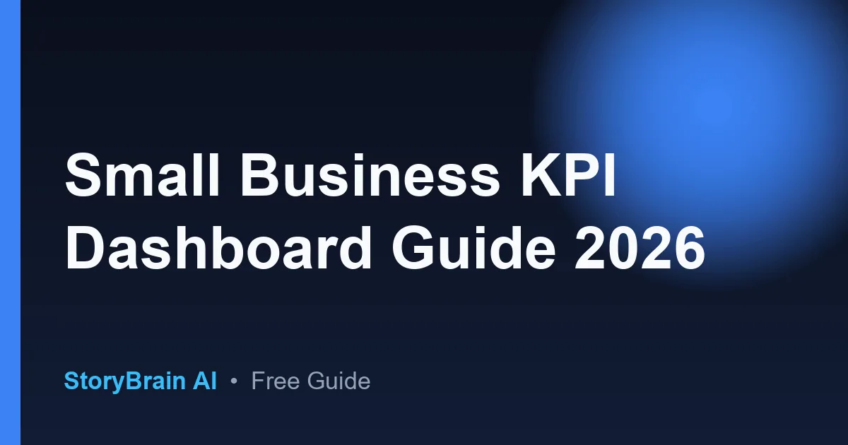 Guide small business kpi dashboard en francais - Apprendre — illustrated guide cover
