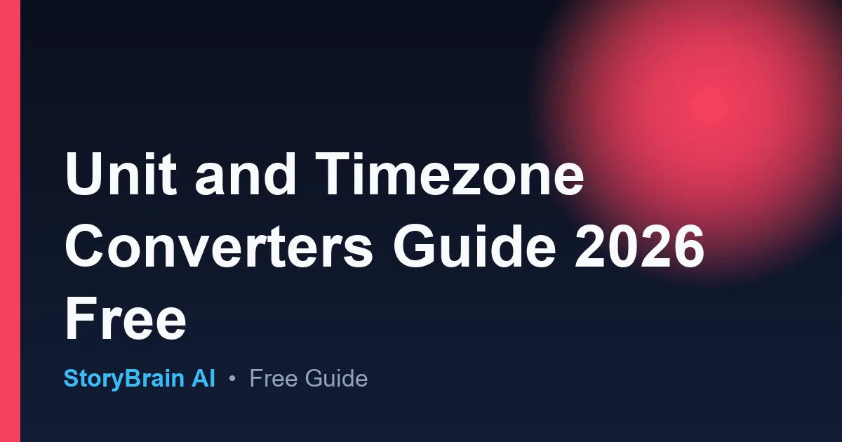 Unit Timezone Converters – Guide auf Deutsch — illustrated guide cover